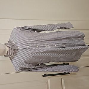 Arbor Way PinPoint Men's Button Down Striped Dress Shirt